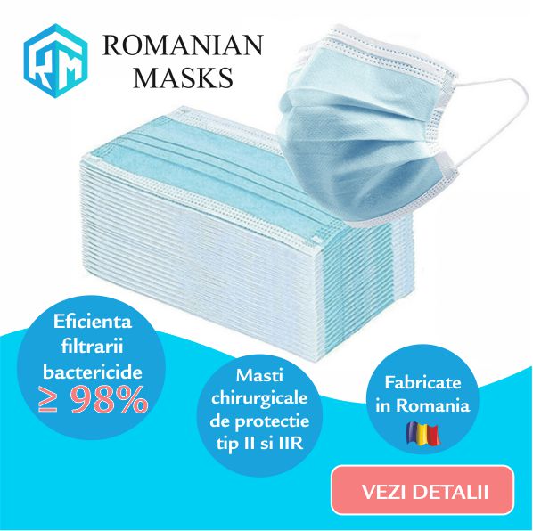 Masti chirurgicale produse in Romania